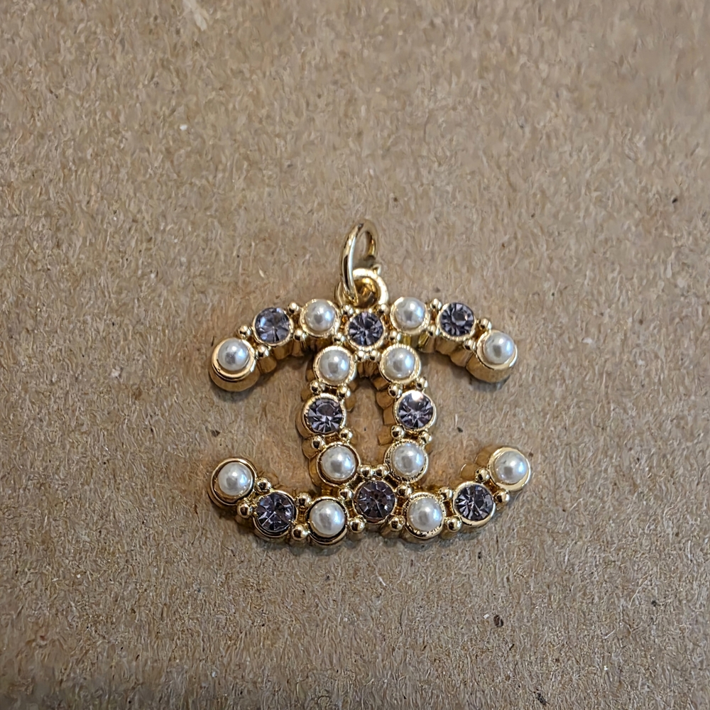 Chanel authentic stamped up cycled zipper pull